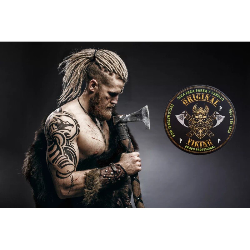 Original Viking Cera Profesional Wild Con Extra Fijación Original Viking