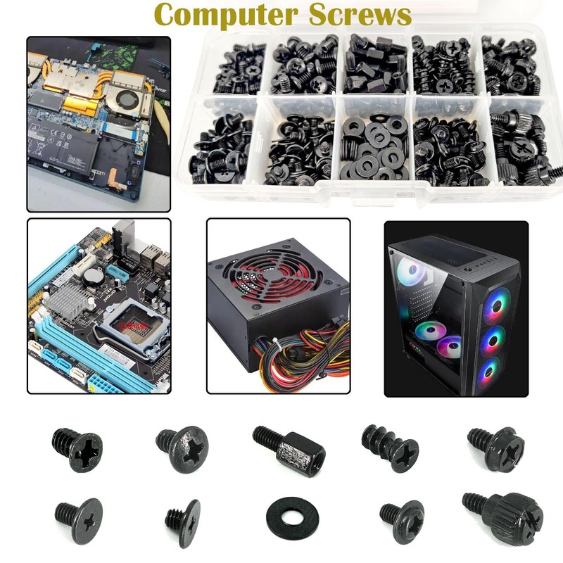 Computer Screws Motherboard Standoffs Assortment Kit,High Performance Thermal Paste,Precision Screwdriver