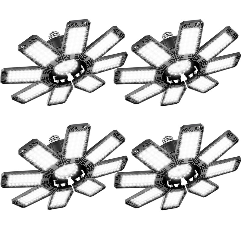 Garage Light 4 Pack - 240W 24000LM 6500K Garage Lights