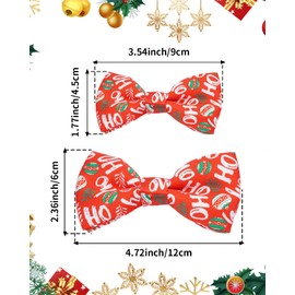PET SHOW 10 Pack Holiday Small Dog Bow Ties Sliding Collar Attachments Puppy Cats Festival Patterns Bowties for Medium Dogs Classy Bowknots Party Wedding Pet Grooming Accessories(Small)