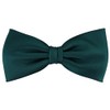 TigerTie Pre-tied Satin Bow Tie - Plain Colour + Gift