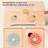 Heat Massage Box,Abdominal Heat Massage Wooden Box - Plants Burner