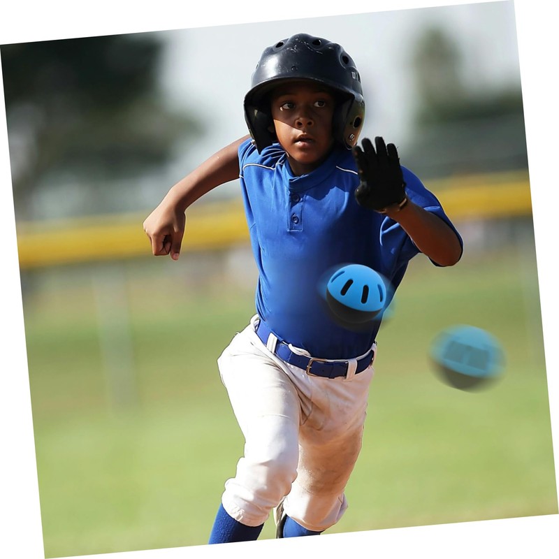 BESPORTBLE Soft Baseballs Hollow Trainer Balls for Flight Batting Practice