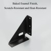 4 Pack Corner Bracket, Triangle Bracket Fastener Angle Bracket Corner