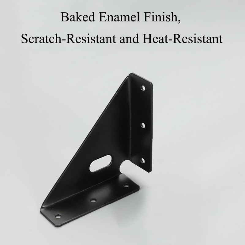 4 Pack Corner Bracket, Triangle Bracket Fastener Angle Bracket Corner