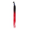 27.6in Motorcycle Helmet Hair Ponytail Braids Detachable Pigtails with Suction