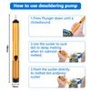 Emwel Soldering Iron Kit,Adjustable Temperature Welding Tools, Solder Wire, Soldering