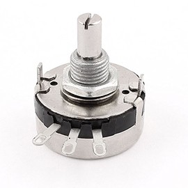 uxcell 100K ohm Single Turn Carbon Linear Variable Potentiometer WH118-2w