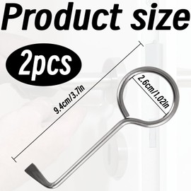 Set of 2 Professional Lock Pick Set, Universal Key for Room Doors, Door Opening Tool, Universal Key, Opening Tool, Universal Key, Opening Tool, for Padlock Opening