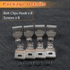 LEONTOOL Replacement Belt Clip Hook for Dewalt, 304 Stainless Steel