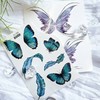 Butterfly Henna Festival Tattoo Stickers FG-032 Blue Butterfly 6ea