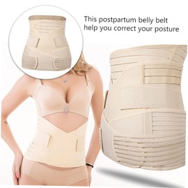 Baluue Postnatal Belly Support Belt 3-in-1 Abdominal Belt Combination for Waist Pelvic Support