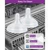 Silicone Nipple for Dr.Brown's Wide-Nick Baby Bottle & Glass Bottles,Level