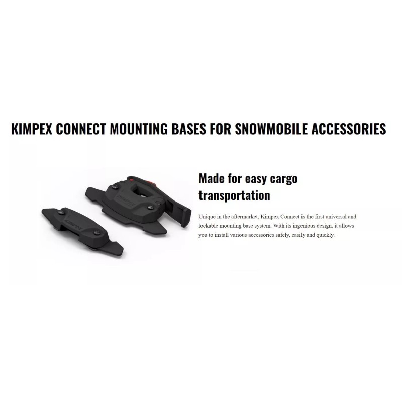 Kimpex Connect Mounting Base, Universal Snowmobile Tunnel Mounting System 402100