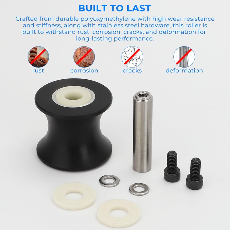 MOTOQUEEN For Bowflex Max Trainers Wheel Replacement Arm Roller PART