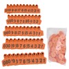 100Pcs TPU Pig Cow Ear Tag with Number 001‑100 Ear