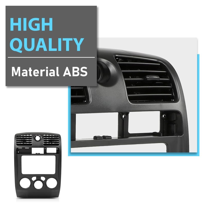 CHEDA Radio Dash Bezel Trim Compatible with Chevy Colorado GMC