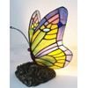HUIMEIJU Tiffany lamp Butterfly Blue Glass HMJ8060 Stained Glass Style