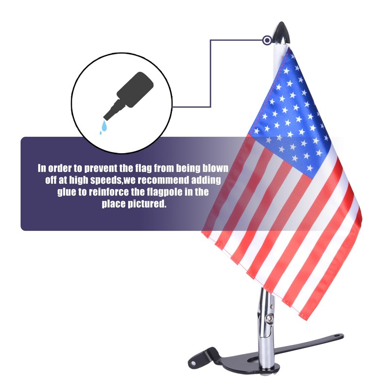 Hutexico For Spyder F3 LTD Flag Pole Mount Kit, 2