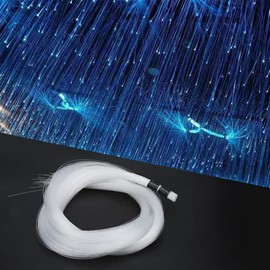 MOUMOUTEN Fibre Optic Cable Light, 12 V Starry Sky Ceiling Decoration, Transparent Optical Cable for Car, Indoor, Outdoor, Waterproof Performance (200 Pieces x 0.75 x 3 m)