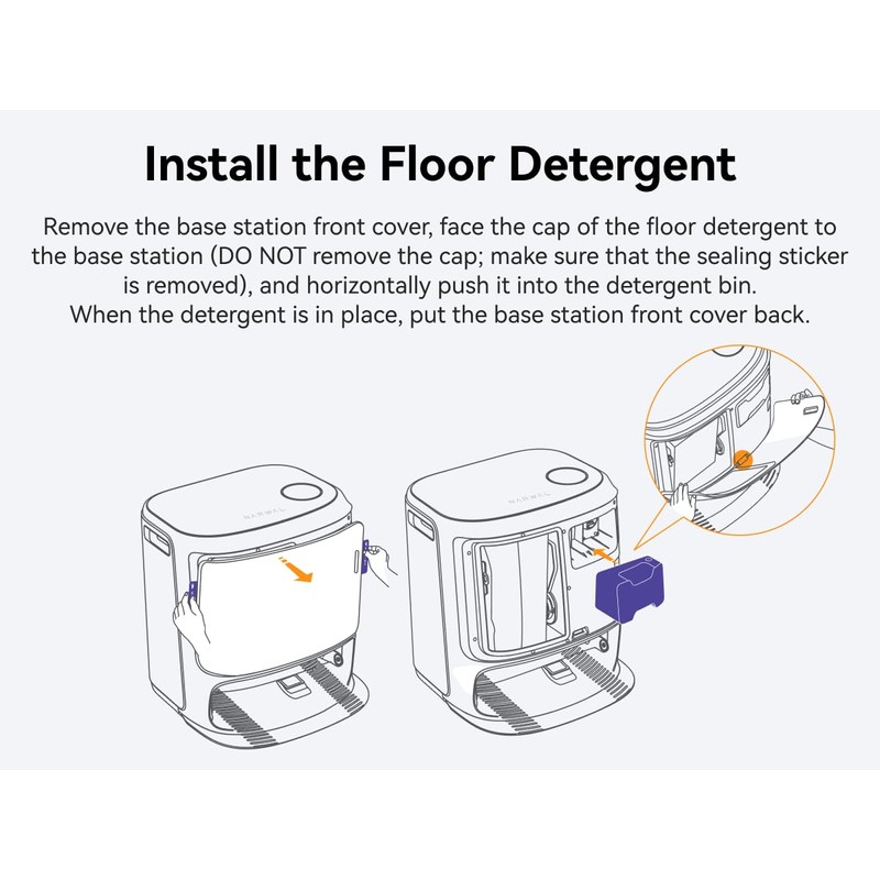 NARWAL Robot Vacuum and Mop Floor Detergent (Model: Freo Z