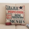 4 pcs Movie Pattern Pillow Cases, Sunshine Cushion Covers Throw