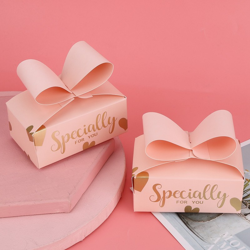 30PCS Bowknot Candy Boxes Gift Treat Boxes for Cookies Party