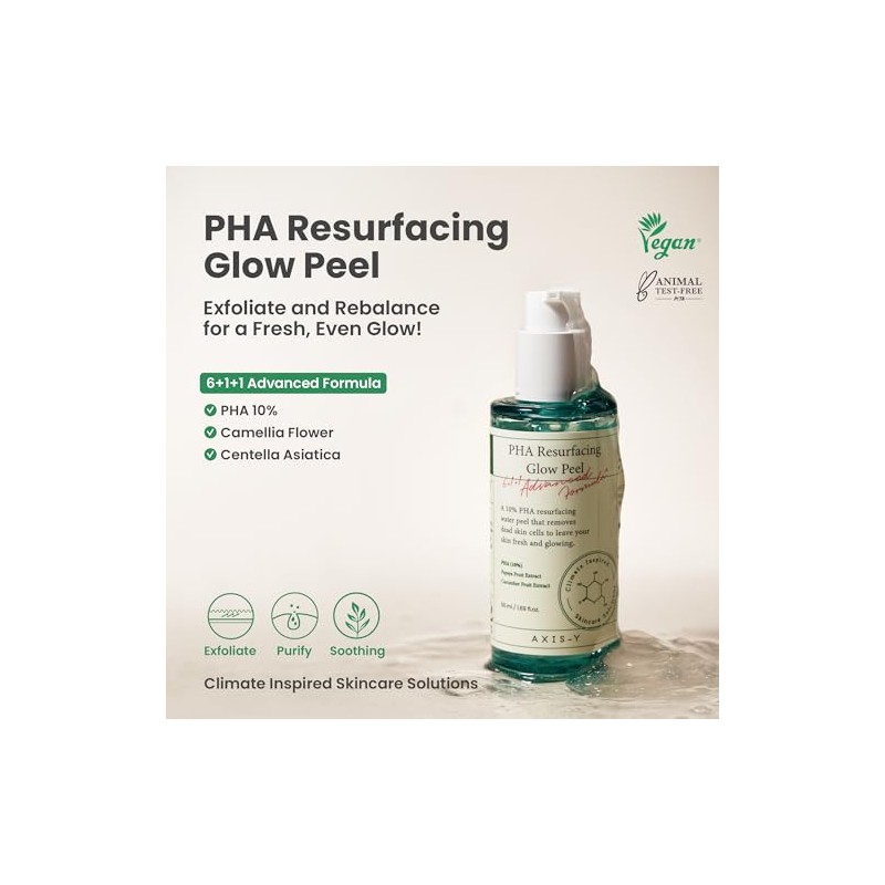 AXIS-Y - PHA Resurfacing Glow Peel - Exfoliante facial con