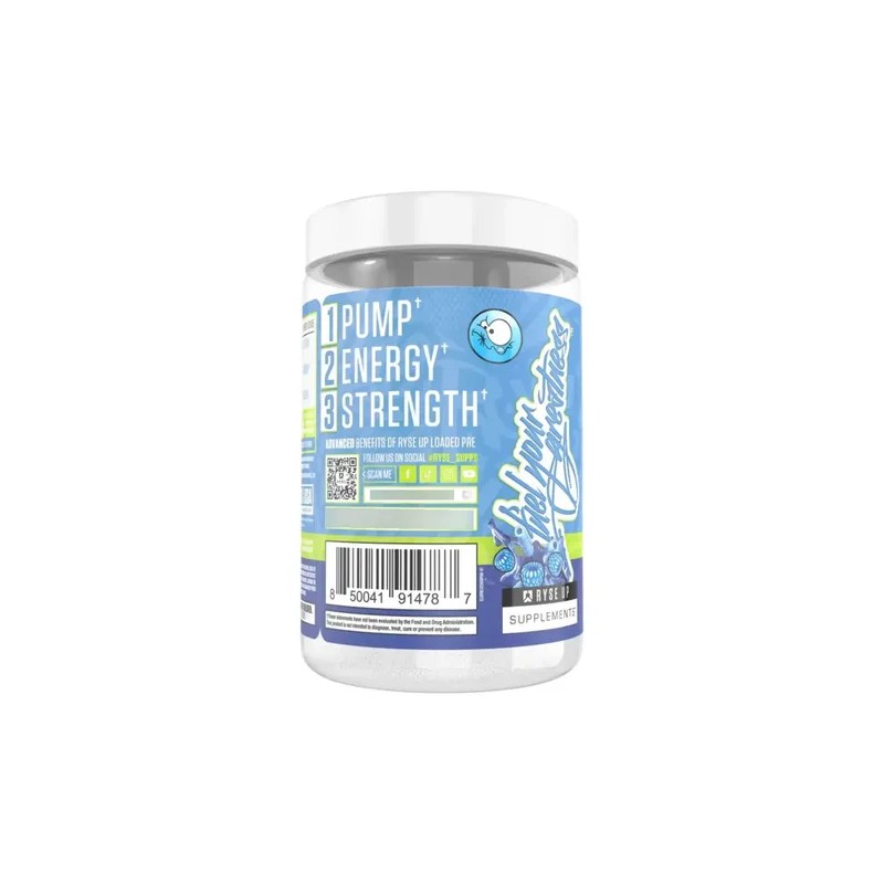 **ryse Loaded Pre Entreno 426g Sour Blue Raz 30 Porc.**