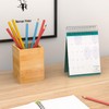 ZRI Bamboo Wooden Pen Box for Office School 9.5 x