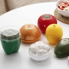 eamve 6pack Fruit and Vegetable Storage Containers,Vegetable Shaped Savers,Refrigerator Vegetable