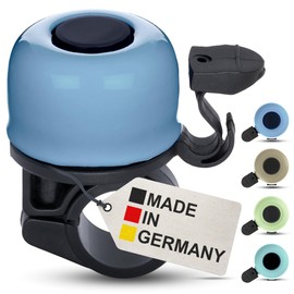 Children's Bicycle Bell - Blue Pastel - Colourful Bicycle Bell Children Boys Bicycle Bell Children's Bike, Bell Bicycle and Balance Bike - Rings Loud, Easy Assembly