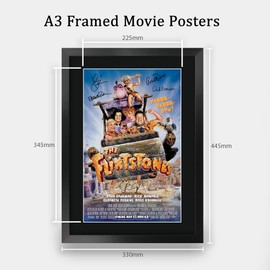 HWC Trading John Goodman Rick Moranis The Flintstones A3 Framed Print