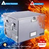 ENGPOW File Box with Lock,Fireproof Document Box with Pockets,Collapsible File