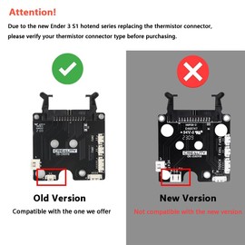 BZ 3D Sprite Extruder/Pro Heater Block Upgrade Hotend Kit,Ender 3 S1 Bi-Metal Heatbreak,Brass Nozzle 0.4mm for Ender 3 S1,Ender 3 S1 Pro,S1 Plus,CR10 Smart Pro,Sermoon V1,300℃