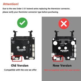 BZ 3D Sprite Extruder/Pro Heater Block Upgrade Hotend Kit,Ender 3 S1 Bi-Metal Heatbreak,Brass Nozzle 0.4mm for Ender 3 S1,Ender 3 S1 Pro,S1 Plus,CR10 Smart Pro,Sermoon V1,300℃