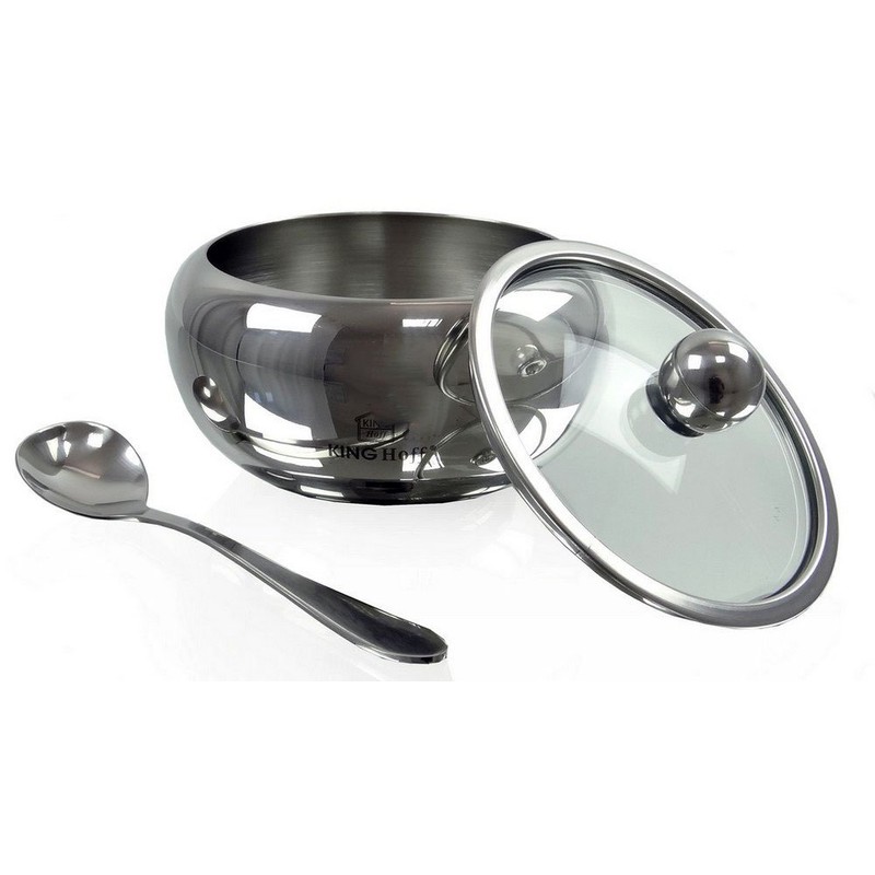 Kinghoff Beauty in the Simple Form Sugar Bowls (460 ml