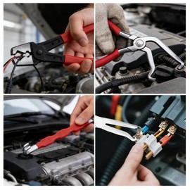 NTOUSIUY Electrical Disconnect Pliers - Automotive Terminal Connector Removal Tool Kit, Wire Connector Separator Pliers for Car Truck Wiring Harness Repair