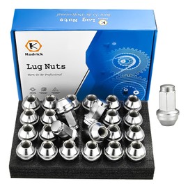 Kadrick 24Pcs M14x2 Lug Nuts Replacement for Ford Expedition/F-150 Lincoln Navigator 2000-2014, One-Piece Solid Chrome, OEM Factory Style Large Acorn Seat Wheel Nuts,21mm Hex Anti-Rust Updated…