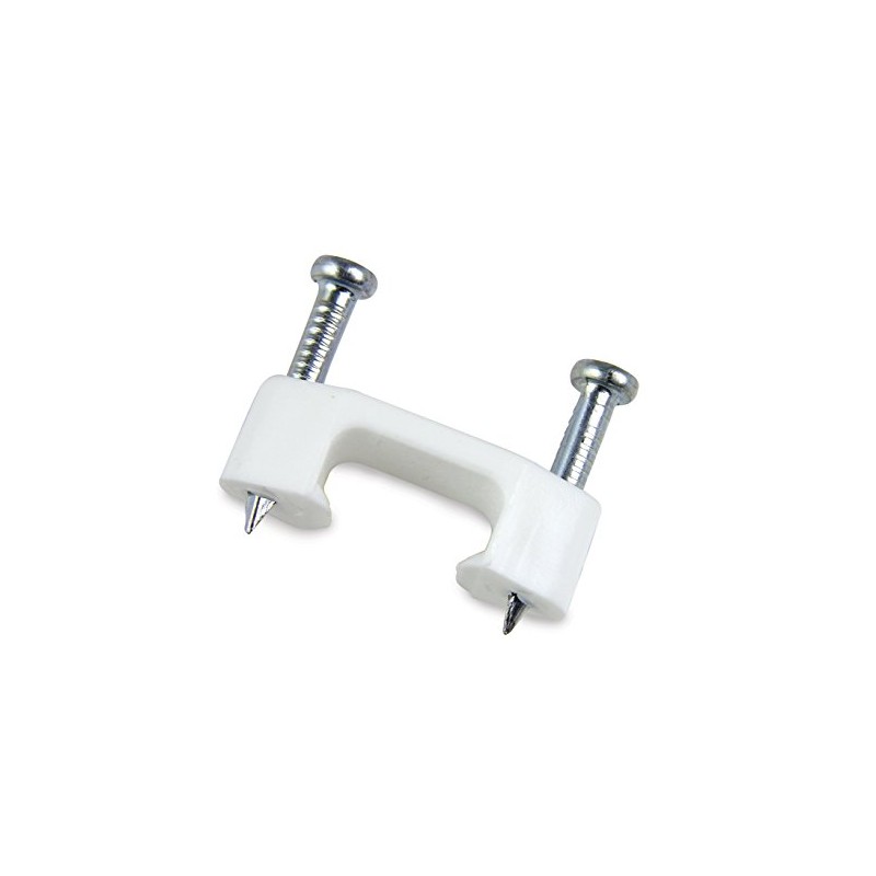 Gardner Bender PSM-1550T Plastic Clip on Cable Staple, 1/2-Inch, 25-Pack