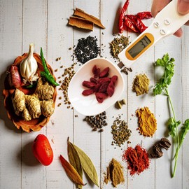 Vidoelettronica® Spoon 0.1-500g Ingredients Digital Kitchen Scales with LCD Display, Accurately Weighing Coffee, Butter, Veil Sugar, Milk and Other Solid Liquids