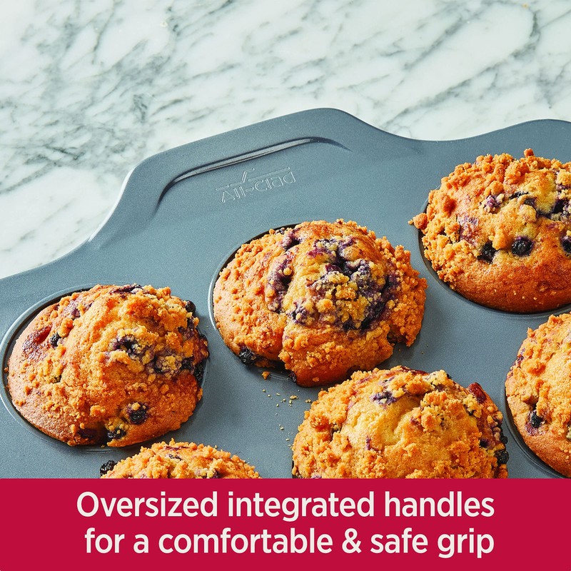 All-Clad Pro-Release Nonstick Bakeware Muffin Pan 12 Cup Oven Safe