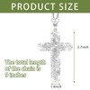 Bling Car Rear View Mirror Accessories Hanging Pendant,Cross Crystal Rhinestone