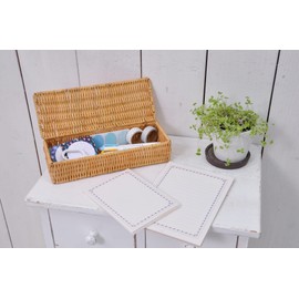 Sakai Sangyo Rattan Cutlery Case with Lid (Brown), Chopsticks Holder, Made in Vietnam, Cutlery Case, Chopsticks Case, Kitchen Storage, Natural Materials, Tabletop Supplies, Case, Basket, Wicker, Rattan, Rattan Case, Tableware, Tableware, Tabletop Storage