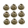 LALAFINA 10pcs Bronze Bell Accessories DIY Hand Bell for Craft