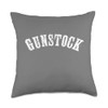 Gunstock Mountain New Hampshire Bold Rustic Grungy Ski Skier Throw