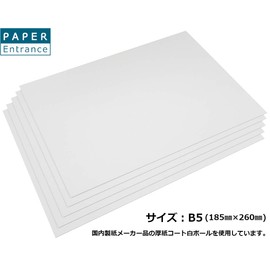 Paper Entrance, Cardboard, B5, Cardboard, Envelopes, Packaging, Reinforcement, Paper, Mount, Cover, Crafts, Craft Paper, 0.03 inch (0.73 mm) Thick, 20 Sheets 55013