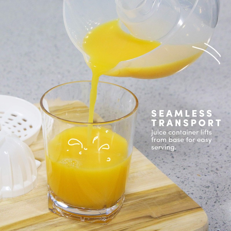 Elite Gourmet ETS-411 BPA-Free 30-Watt Electric Citrus Juicer Extractor: Compact