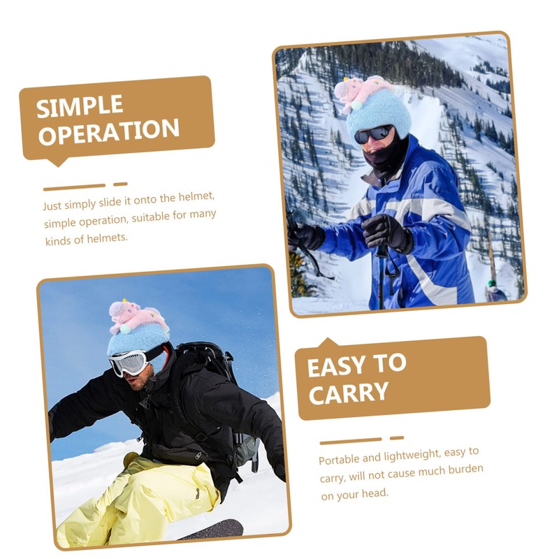 Gatuida Unicorn Design Ski Helmet Cover Snow Helmet Protector for