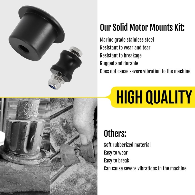 for Can-Am Solid Motor Mounts Kit Isolator Damper #707001169 707000949